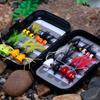 20pcs Fly Fishing Lures Fishing Popper Realistic Outdoor Fishing Lures with Hooks for Salmon Bass Pa
