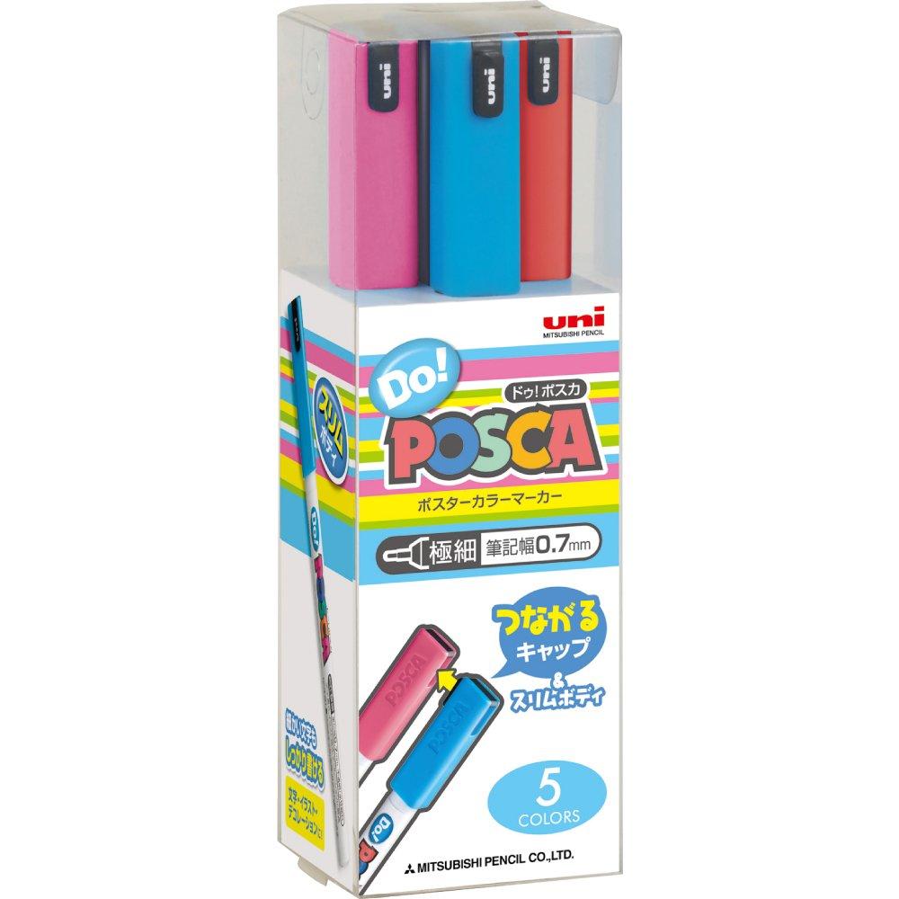 

Mitsubishi Карандаш Posca Сверхтонкий 5 цветов PC1MD5C На водной основе Делай!