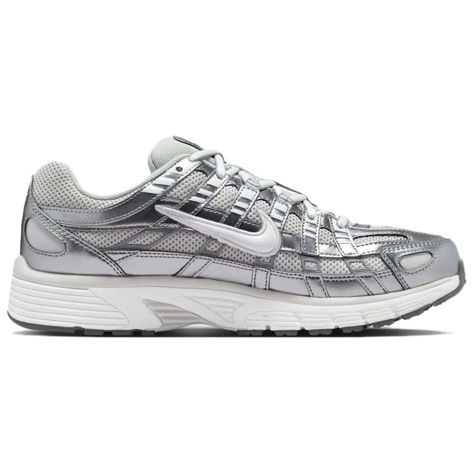 Nike P-6000 WMNS Grey Fog/Metallic Cool Grey/White Mesh Casual Shoes IO3496-001