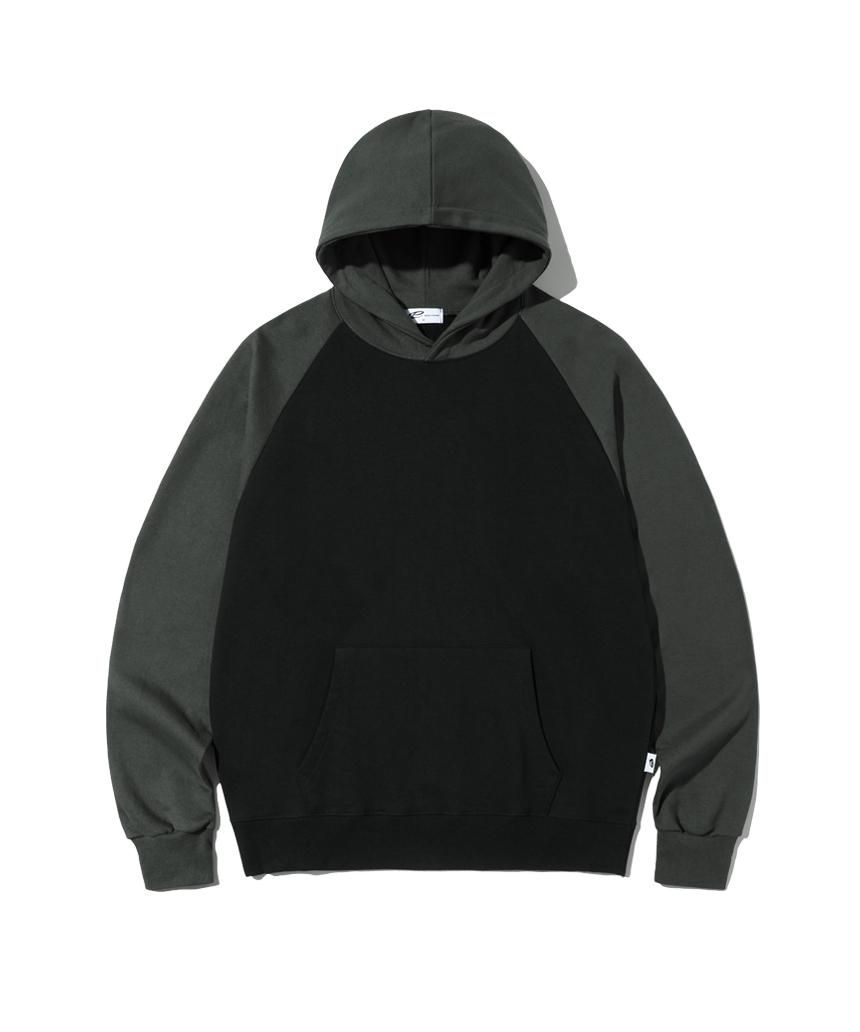 Escape From Essentials Raglan Color Block Hoodie Black M