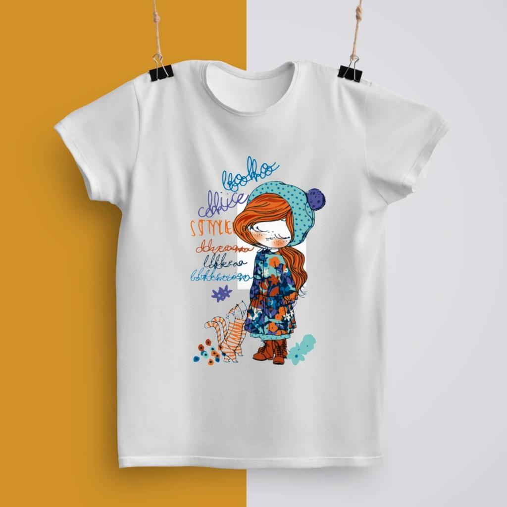 Women's T-Shirt Short Sleeve Round Neck Trendy Graphic Tee Streetwear Design Fast Ship