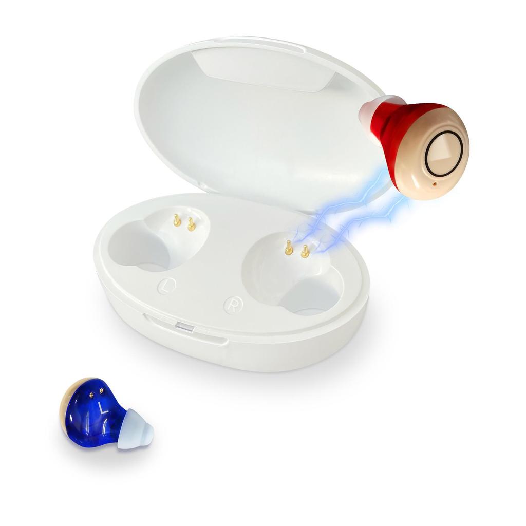 Digital Display TWS Charging Case Hearing Aid for Seniors - In-ear Sound Amplifier