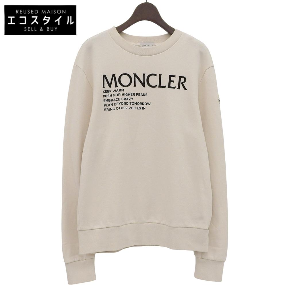 Moncler MAGLIA Logo Raina Top Men's Ivory Small 2021 Tops S IvoryUsed