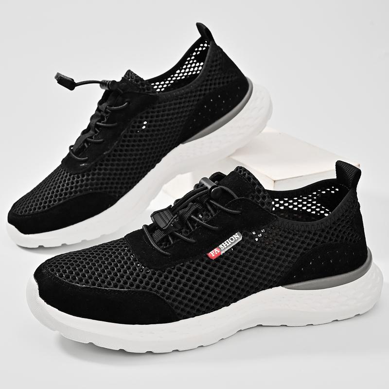 Fashion Breathable Beach Flats Hollow Out Men's Summer Sandals Outdoor Casual Mesh Shoes Men's Comfortable Loafers Man Hiking Sandals