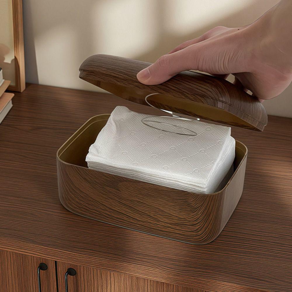 Anti Slip Desktop Paper Box Multi-functional Napkin Dispenser  Living Room Decoration