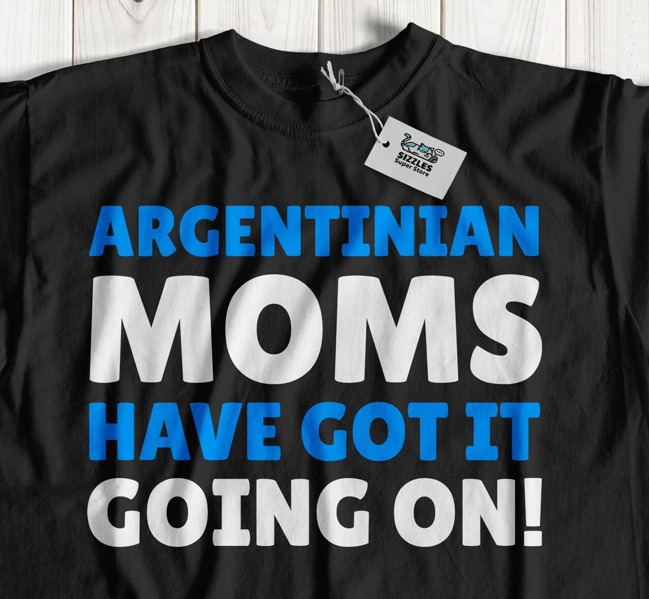 Funny Argentinian Mom T-Shirt Argentina Mothers Day Gifts XL