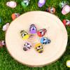 400/200/100PCS Micro Landscape Decoration Wooden Bee Ladybug Figurine Self-Adhesive Stickers Home Garden Beetle Miniature Bonsai Flower Decor