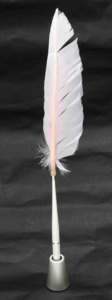 Made in Goose Feather Plastic Bunker Pen Brasda Capo Pen Pink Japan, + Stand, Feather, Q-S1P1WG-1-P