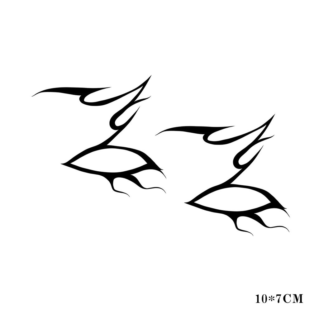 Eyelid Eyeliner Eyebrow Makeup Stickers Premium Face Party Festival Temporary Tattoo Stickers