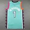 Camiseta de Baloncesto Bordada Spurs Wembanyama No.1 Uniforme de Entrenamiento