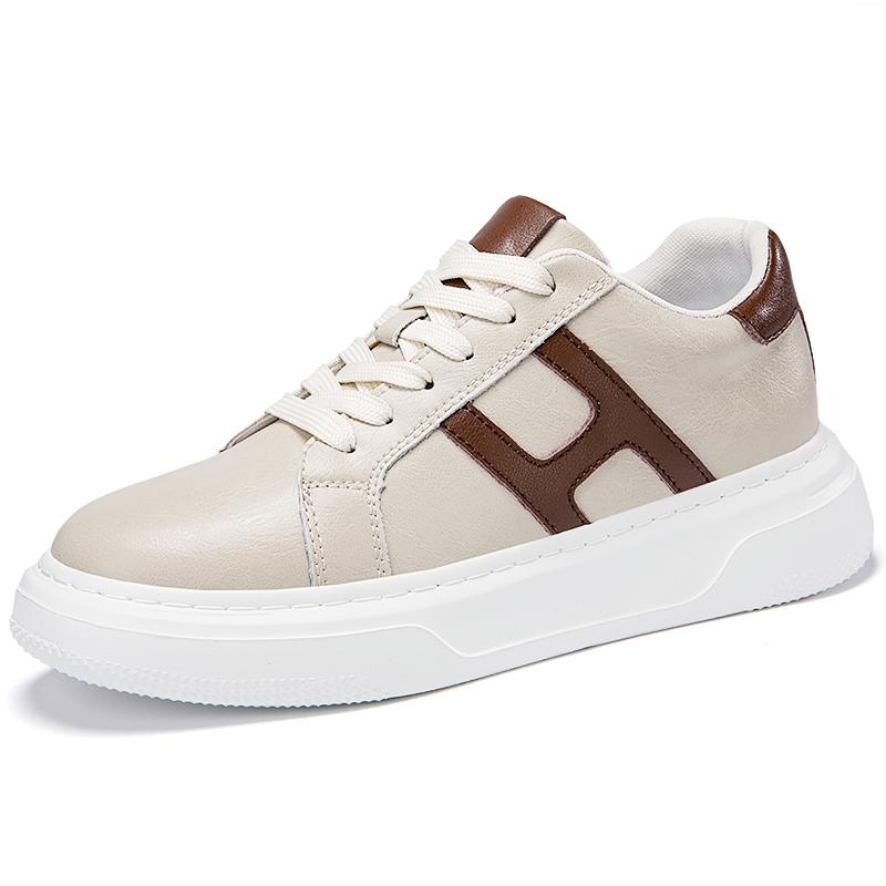 FashionLuxury Brand Men Casual Skateboard Shoes Comfortable Sneakers Men's Fashion Vulcanize Shoes New Trendy Thick Soled Hiking Shoes