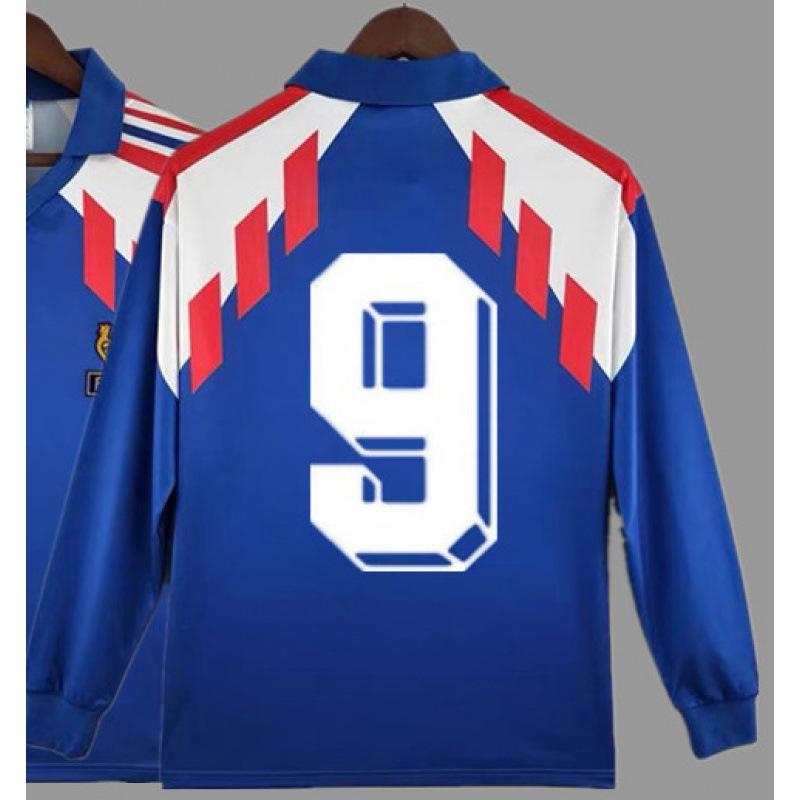 Vintage Jersey Classic Football Jersey National Team Jersey Zidane Henry Mbappe Cantona Ribery Jersey