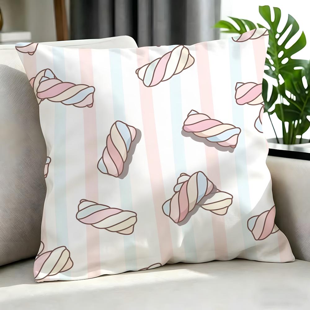 pattern Marshmallow Pattern Cushion Cover Cushion Cover Set Pcs x x x Pillowcase Decorative Sofa Home Decor