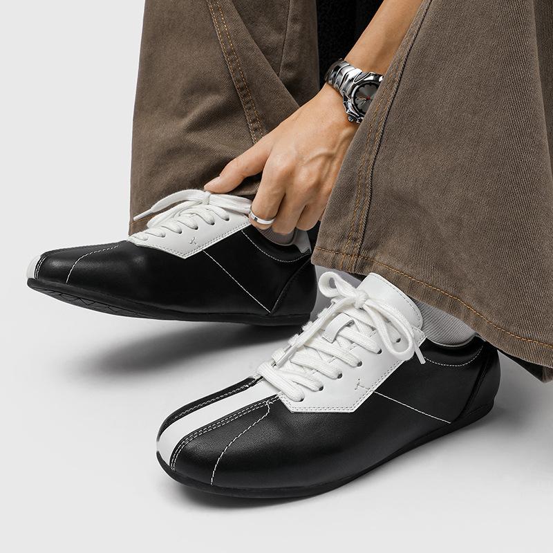 Soft-Soled Casual Board Shoes Men'S Dexun Shoes Classic Commuting Forrest Gump Shoes New Lace-Up Retro And Comfortable