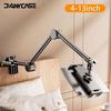 Yatak için Tablet Braketi iPad Standı 360° Dönen Yatak Tablet Montaj Standı 90cm Metal Kol ile 4.7~12.9 inç Telefon Tablet Tutucu İçin