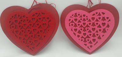 Wooden Heart 19cm Pendant | DCJ651