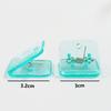 10pcs Square Letter Paper Clip Acrylic Document Folder Reusable Ticket Holder  Students