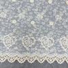 Apricot 3D Embroidered Stretch Lace Fabric for Wedding Dresses, Evening Gowns, Tablecloths