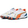 Puma Ibero Iv Creativity Comfortable Soft Soccer Shoes Men Soccer Shoes White Orange Green 107847-01