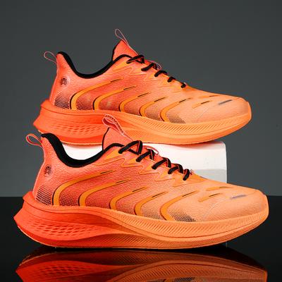 Sports Shoe New Ultra-Light Shock-Absorbing Breathable Running Shoes Fashionable Round Toe Lace-Up Men Sneakers Tennis Shoes Gym