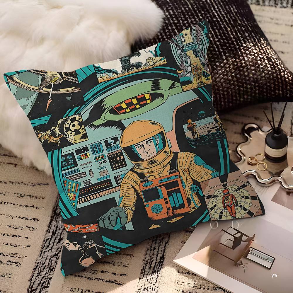 2001 A Space Odyssey Movie Cushion Cover Car Throw Pillow Case For Sofa Car Christmas Gift 40X40Cm 45X45Cm