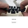 Zodiac Obsidian Bracelets: Elastic Beaded Design for Men and Women, Softly Wraps Around Fingers.