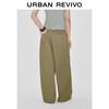 Women's Elastic Waist Wide-Leg Pants