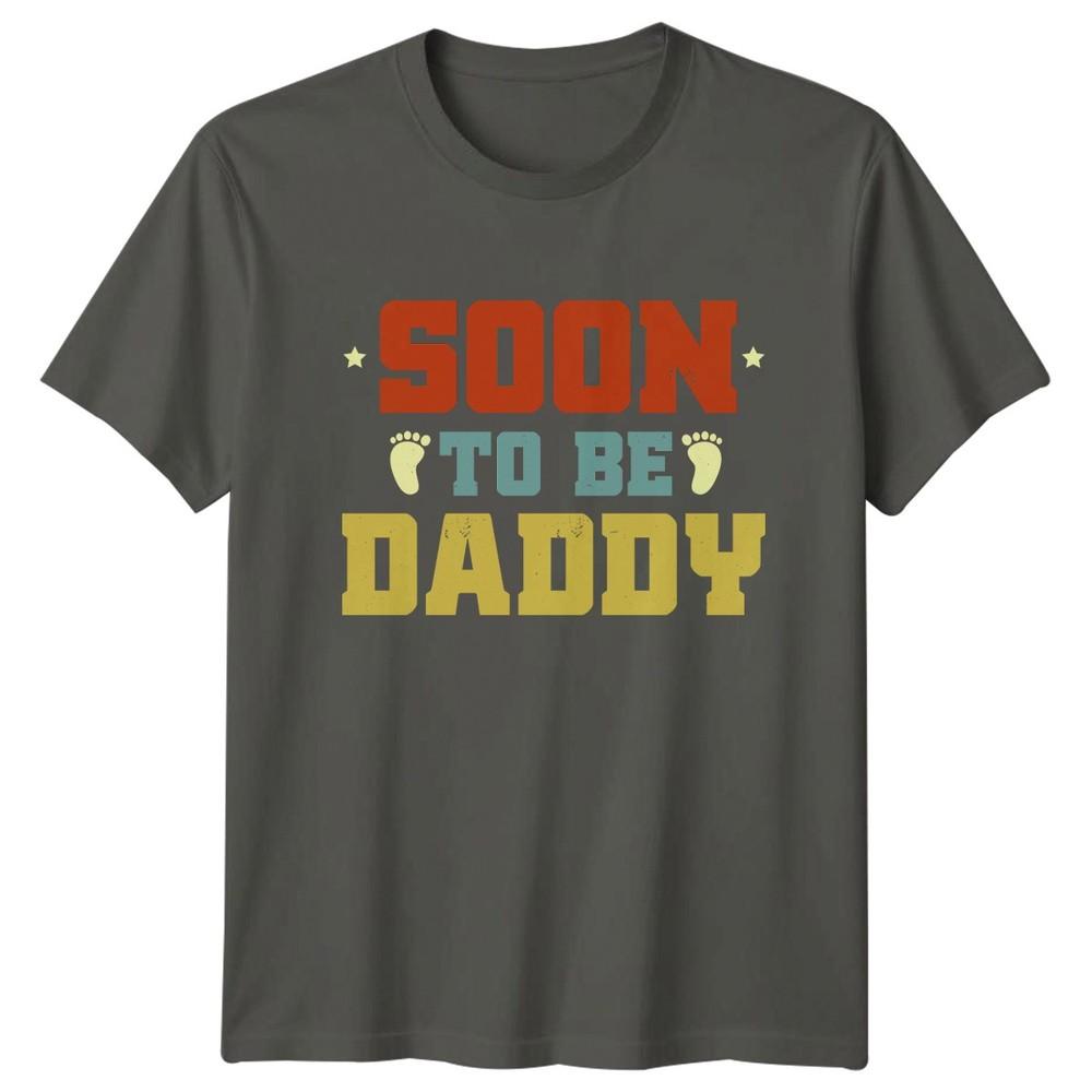 Soon To Be Daddy Unisexs TShirt Pregnancy AnnounceUnisext Fatherhood Fathers Day Gift S