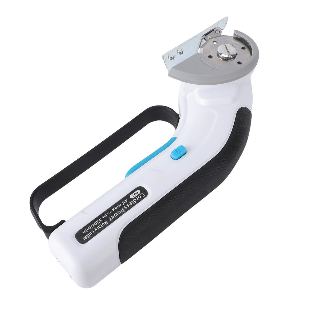 Cordless Electric Scissor with LED Light Handheld Rechargeable Rotary Cardboard Cutter for Fabrics Carpets Sponge