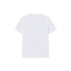 FILA Casual Letter Round Neck Knitted Short Sleeve T-Shirt Men Tops Standard-White F11M237102F-WT