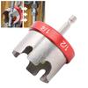   Nut Driver Attachment for 1Celsius4, 3Celsius8, 1Celsius2 Inch Threaded Rods. High Speed with Fast Nut Removal Tool, Aluminum Alloy, Steel Construct