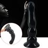 Soft 20.2cm Length Smooth Head Anal Plug Mini Dildo With Suction Cup Insert Vagina For Woman Masturbating Sex Toys