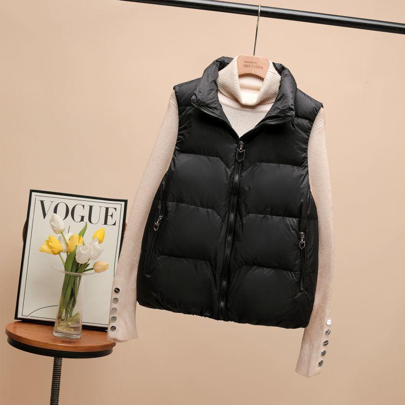 

Весна, осень и зима Новая корейская версия Свободный и легкий пуховик Жилет Жилет Жилет Жилет Куртка L