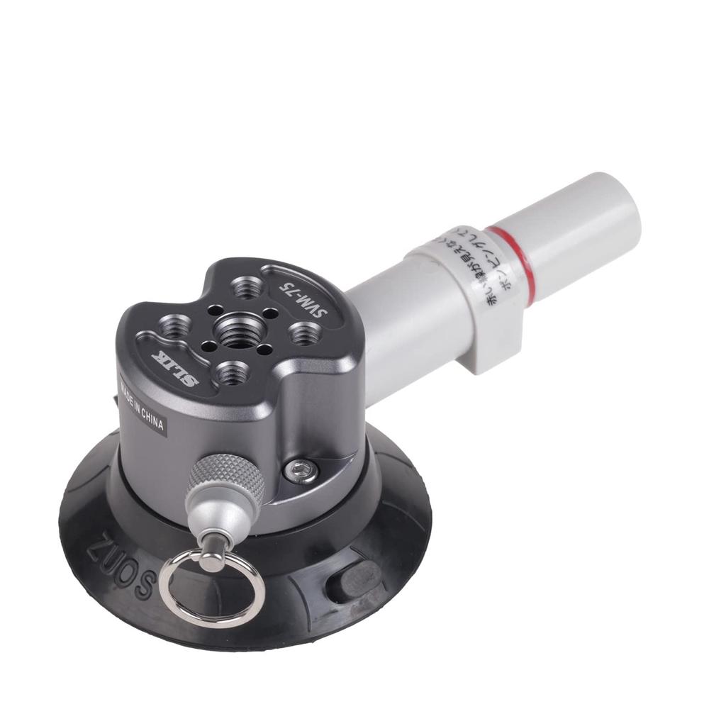SLIK Suction Base Suction Maximum Load Weight 75mm Lightweight and for Action Cams and Part Number 246627 SVM-75 Tripod/Monopod Accessory, Type,