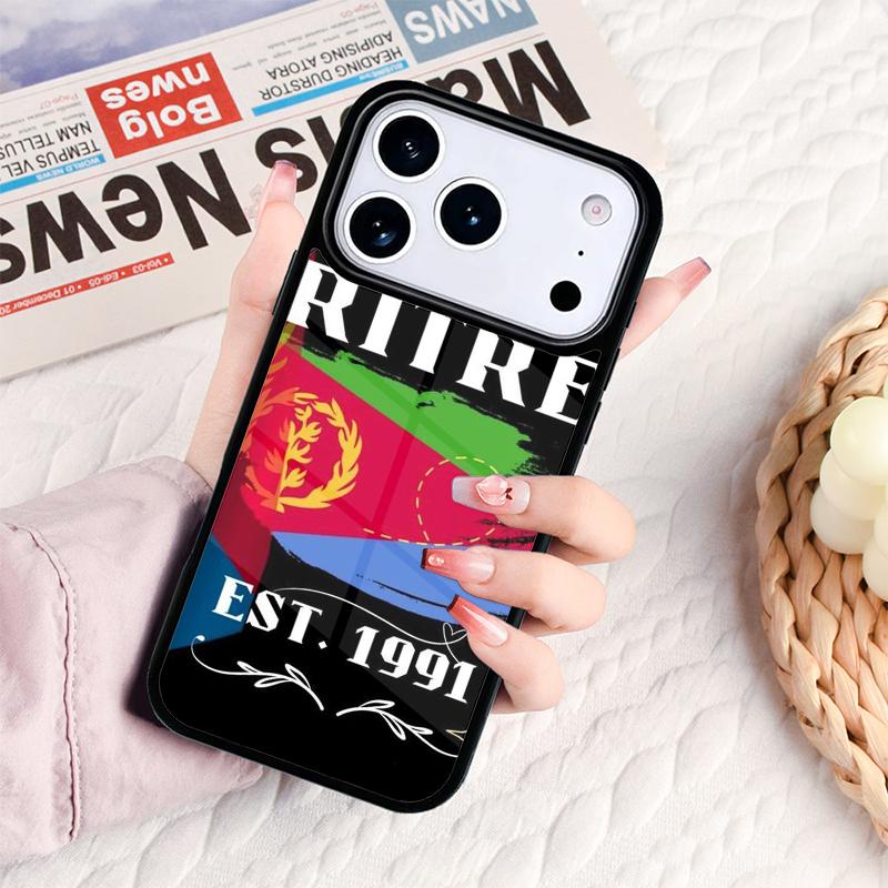 Eritrea Flag Phone Case For IPhone 17 16e 15 14 13 12 11 Pro Max Air Mini Soft Protective Cover