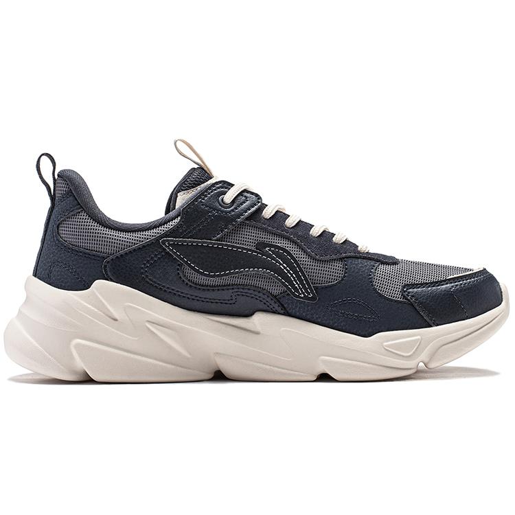 Li Ning Firefly Casual Shoes Men's Low Top Ebony Black/Shadow Gray AGCT387-4