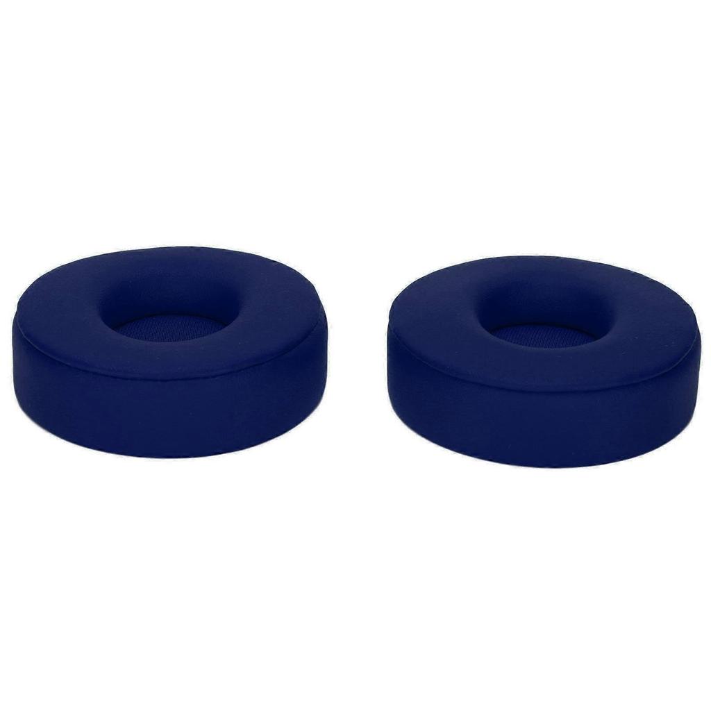2 Pcs For SoloPro Ear Pads Elastic Wireless On-Ear Headphones Replacement Cushions Dark Blue