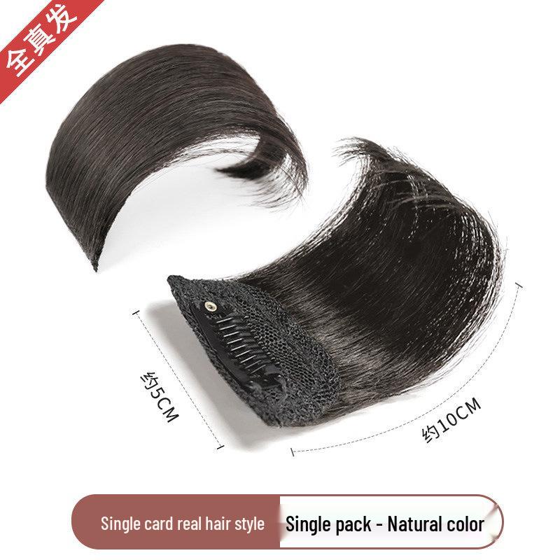 Extensão de Cabelo Feminina: Realçador de Volume Fofo, Almofada Invisível Sem Costura de Cabelo Natural para o Topo das Raízes