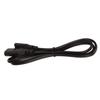 IEC 320 C8 Plug to C7 Power Cable 3.3 Feet 1500W 2.5A Heat Resistant Waterproof Power Extension