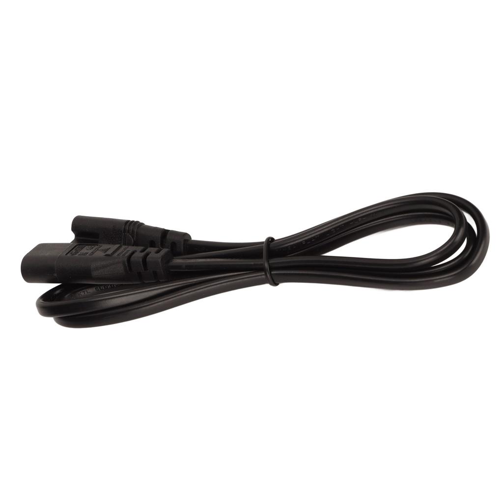 IEC 320 C8 Plug To C7 Power Cable 3.3 Feet 1500W 2.5A Heat Resistant Waterproof Power Extension