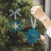 Christmas Tree Decorations 2D Acrylic Realistic Snowflake Ornament Christmas Elegant Snowflake Pendant For Windowsill Bedroom