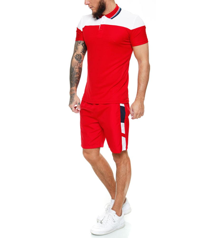 

Комплект поло, купальник Set 125 красный