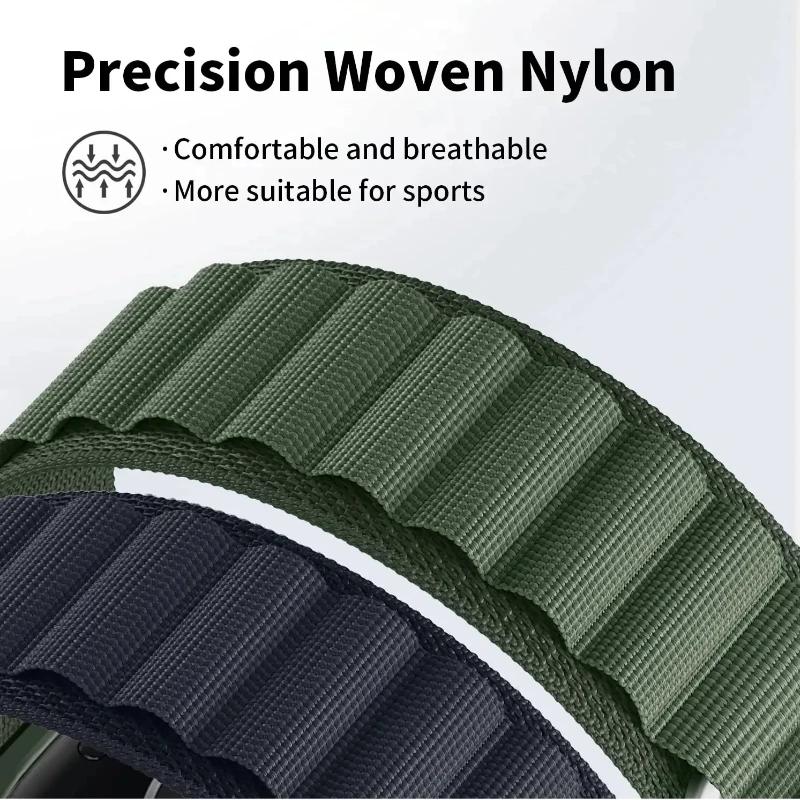 Upgrade Alpine Nylon Strap For Apple Watch Band 11 10 9 8 7 45mm 41mm 42mm 46mm Ultra 3/2 49mm Bracelet Watchband iWatch 6 5 SE