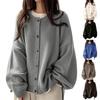Women's Casual Loose Fit Crewneck Long Sleeve Pullover Sweater, Color Knit Top for Everyday Wear