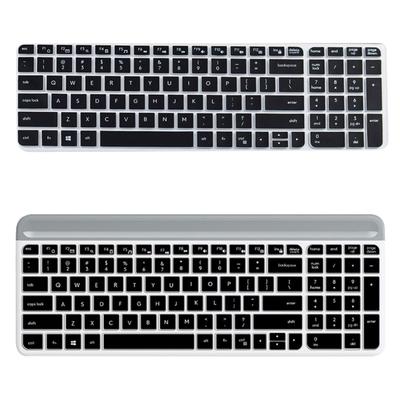 Proteggi tastiera in silicone trasparente, antipolvere e impermeabile, Skin Protector per accessori tastiera wireless Logitech K580/K585/K470/MK470