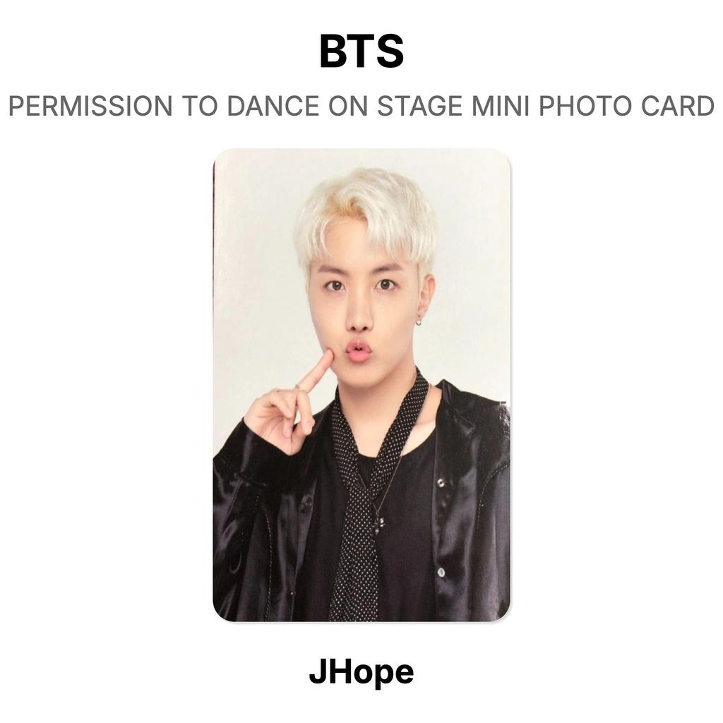 BTS PERMISSÃO PARA DANÇAR NO PALCO MINI CARTÃO FOTOGRÁFICO Fotocarteira Oficial