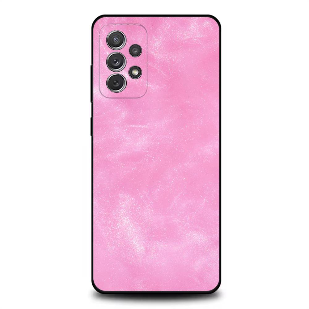 FHNBLJ Gold Pink Glitter Phone Case For Samsung S25,S24,S21,S22,S23,S30,Ultra,S20,Plus,Fe,Lite,Note,10,9,5G Black Cover