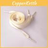 Polyester Double Ribbon Satin Wide Flat Shoelace Candy Color Various Fashion