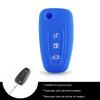 Hot Selling 3 Button Silicone Car Keyless Remote Key Case Bag Cover for Ford Focus