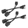 2 Pairs POE Splitter Network Camera Power Supply Module Separator Monitoring Equipment 12V